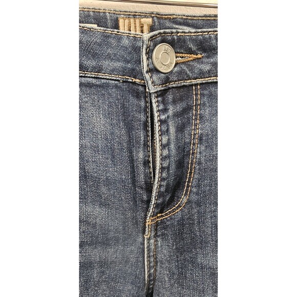 Kut From The Kloth Womens Farrah Baby Boot Cut Jeans Blue Stretch Medium Wash 14 - Picture 15 of 16